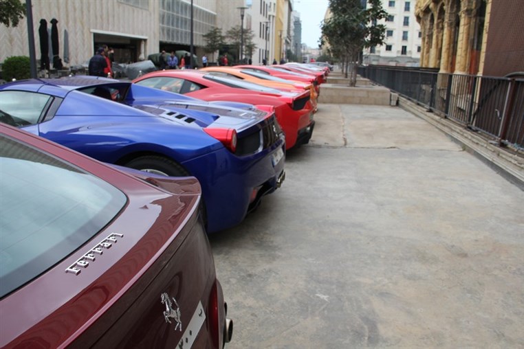 Ferrari Car Show at Beirut Souks